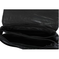 Женская кожаная сумка черная